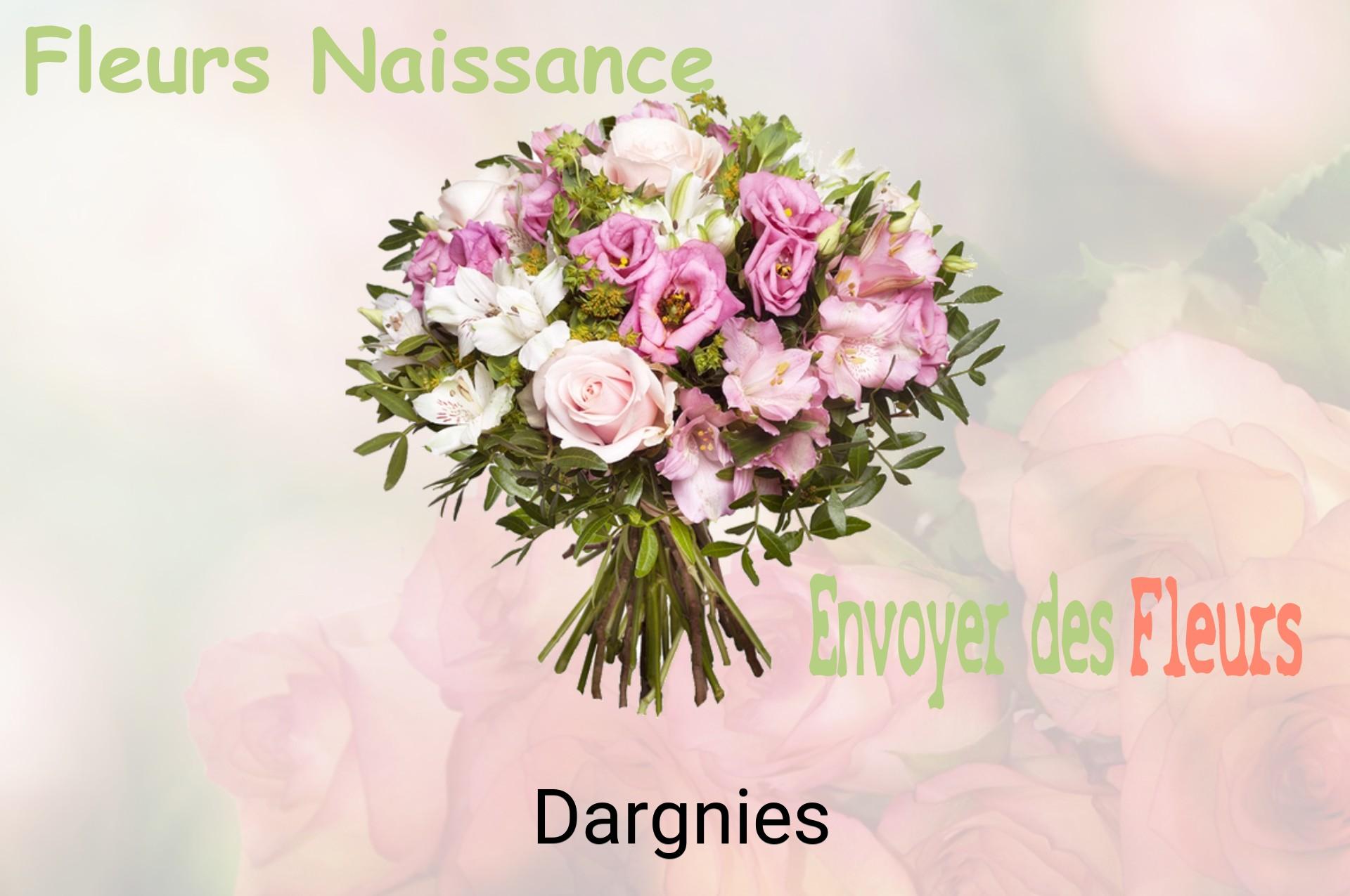 Bouquet de fleurs de naissance livré à Dargnies